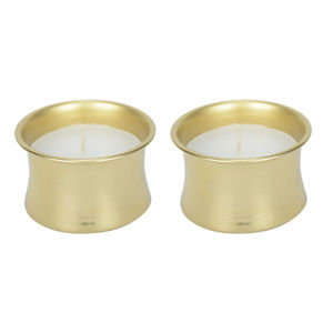 Venta al por mayor de frascos para velas de diseño clásico, frascos de metal plateado martillado con tapa dorada, artículo de decoración de lujo para el hogar al precio más bajo. - Product Image 5