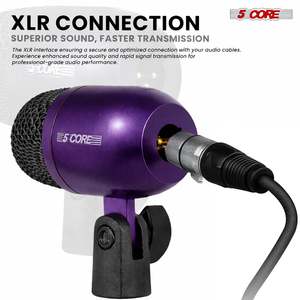 Kit de Micrófonos Profesionales de Condensador Cardioide XLR de 5 Núcleos para Conga, Snare y Tom - Product Image 6