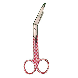 Las Mejores Tijeras para Trauma EMT, Tijeras de Enfermería para Paramédicos, Tijeras para Vendajes, Pinzas para Arterias, Juego con Diseño de Corazón Rojo, Uso Hospitalario, Acero - Product Image 4