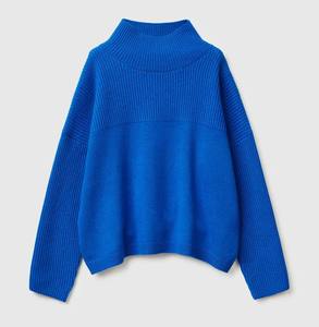 Suéter de Punto para Mujer Estilo Hip-Hop - Jersey Holgado de Invierno - Sudadera Urbana Femenina de Color Sólido y Transpirable - Product Image 4