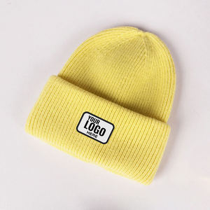 Bonnet en laine personnalisé OEM pour pêcheurs, avec logo sur mesure, bonnets à revers pour les labels de streetwear américains - Product Image 6