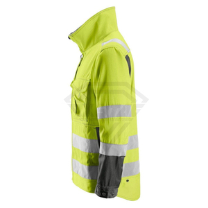 Custom High Visibility Safety Jacket Reflective Workwear Breathable Hi Vis Construction Uniform <b>Waterproof</b> Men <b>Working</b> Jacket - Product Image 4