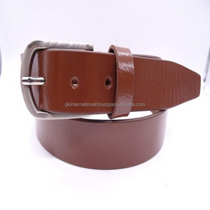 เข็มขัดหนังลำลองผู้ชายหัวเข็มขัดลูกกลิ้ง - Product Image 4