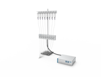 Sistema de perfusión inteligente de ocho canales para electrofisiología celular y monitoreo de señales de calcio
