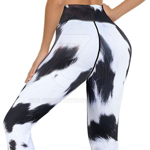 Leggings de Mujer Ligeros de Alta Calidad en Spandex/Nailon con Cintura Elástica y Diseño Sólido para Uso Casual y Todas las Temporadas - Product Image 4