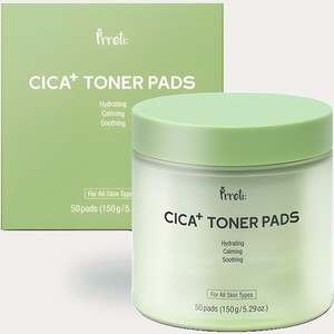 Prreti Soins de la peau coréens Prreti Cica Plus Toner Pads 50 tampons produits de soin de la peau abib soins de la peau Cica Produits de beauté coréens - Product Image 1