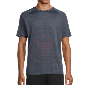 Camisetas de Gimnasio para Hombre de Secado Rápido, Corte Ajustado, Poliéster/Algodón - Ropa de Entrenamiento en Stock con MOQ Bajo - Product Image 4