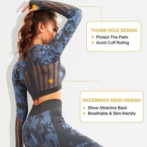 Custom <b>Plus</b> <b>Size</b> Sportswear Ladies Yoga Sets 2-Piece Seamless High Support Breathable Stylish Women's Sports <b>Bra</b> Outdoor Workout - Product Image 4