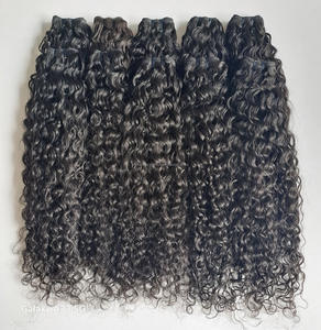 Comprar Natural sin procesar Real Remy indio virgen cabello humano recto ondulado Pelo Rizado Fabricación en la India para la venta - Product Image 1