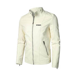 Top Mens Leather <b>Jacket</b> New Fashion Winter <b>Waterproof</b> Slim Fit <b>Jacket</b> Factory Price Wholesale Professional Quality - Product Image 4