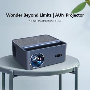 Proyector Android Full HD AUN A45, Proyector Portátil para Cine en Casa, Láser de Pared para Niños, 2026 RGB LED, Mini Proyector de Datos Pequeño - Product Image 3