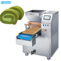 Machine automatique de dépose de pâte à biscuits, muffins, pâtisseries et gâteaux en acier inoxydable 304 à haute productivité, machine à glaçage pour boulangerie