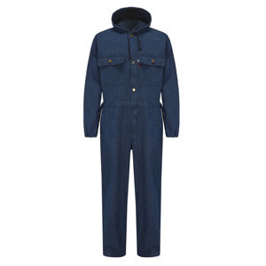 Wholesale Premium Style <b>Men</b> Denim Coveralls With Durable Cotton Loose Fit Unisex Lightweight Custom Denim Workwear Suits OEM ODM - Product Image 1