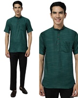 Nouvelle Arrivée - Kurta Indienne Personnalisée pour Hommes, Matériaux Personnalisables, Impression Numérique Multicolore, Prête à Porter, Spécial Fêtes Hiver/Été 2024