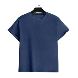 Men Ribbed T-Shirt Stylish Crew Neck Half Sleeves Summer Slim Fit breathable fabric Wholesale t-shirt High-Quality custom <b>logo</b> - Product Image 3
