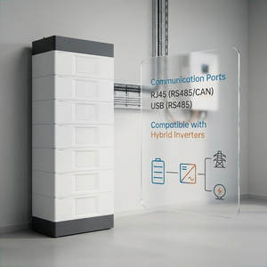 Banco de Baterías Modular de Almacenamiento de Energía de Alto Voltaje 64-112kWh LiFePO4 200A, Gabinete Apilable, CAN RS485, Solución Personalizada - Product Image 1