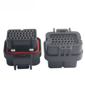 Connecteur automobile 34 broches 4-1437290-0 Tyco AMP en cuivre 10A pour kit de connecteurs C MoTeC M150 ECU, adaptateur de boîtier PBT IP67 - Product Image 1