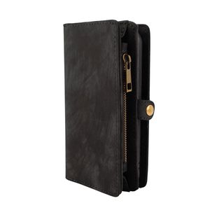 Custodia a Portafoglio Portatile per iPhone 8 Plus 2 in 1 Magnetica in Pelle con Cerniera Staccabile, 15 Scomparti per Carte e Tasca Porta Soldi - Product Image 2