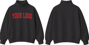 เสื้อสเวตเชิ้ตคอกลมทรงหลวม แขนยาว ผ้าฝ้ายใยไผ่คุณภาพสูง 340GSM สำหรับผู้หญิง เป็นมิตรกับสิ่งแวดล้อม รับสั่งทำ - Product Image 5