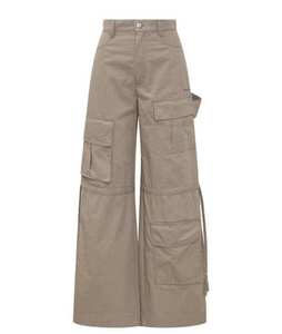 Pantalones Cargo para Mujer, Cintura Alta, Múltiples Bolsillos, Pantalones Casuales Holgados, Ropa Urbana, Cómodos para el Día a Día - Product Image 3