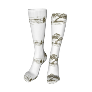 Machine Design Made Sports <b>Socks</b> High Quality Design Your Own Style Long <b>Knee</b> Over <b>Length</b> Horse riding <b>Socks</b> For Unisex - Product Image 3