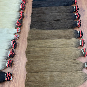 Vietnamese Raw Colored Bulk Human Hair <b>Extensions</b> straight <b>for</b> <b>Braiding</b> Double Drawn No Weft Wholesale - Product Image 2