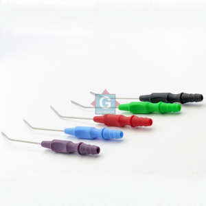 Tubo de succión ENT de acero inoxidable Zoellner con mango morado, instrumento quirúrgico manual de clase I - Product Image 6