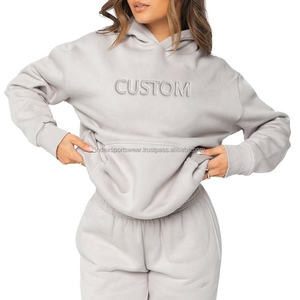 Sweat à capuche élégant imprimé personnalisé pour femmes de grande taille Extra Large Gym Fleece avec motif solide et col à capuche pour l'hiver - Product Image 1