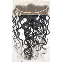 Cheveux brésiliens vierges Remy 100% HD transparents, ondulation naturelle, pointe en V, haute qualité, trame simple, fermeture micro-boucle, toutes couleurs et tailles
