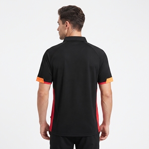Chemise décontractée à manches courtes en jersey 100 % coton de haute qualité, brodée, séchage rapide, 200 grammes, service OEM personnalisé sur le devant - Product Image 2