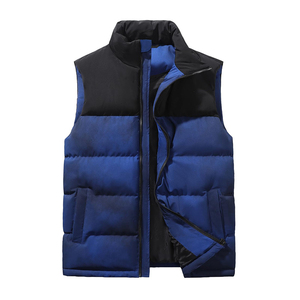 Men Fashion Puffer Vest Winter Sleeveless Jacket Quilted Warm Lightweight Body <b>Warmer</b> Outdoor OEM Custom Supplier - Product Image 1