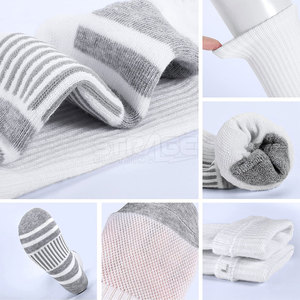 Stylish Crew Sports Soccer <b>Socks</b> Quick Dry Breathable Cotton <b>Wool</b> Eco-Friendly Lightweight Flexible Stretch Cushioned Cotton - Product Image 5