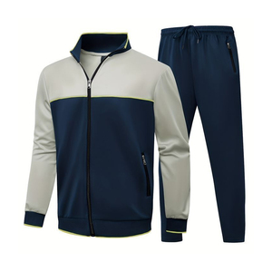 Conjunto de chándal personalizado con cremallera y pantalones para hombre - Product Image 4