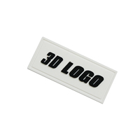 Patch logo 3D personnalisé en caoutchouc, rectangulaire, gaufré, en PVC souple, à coller sur vêtements, vestes, sacs à dos, uniformes, étiquettes, vente en gros