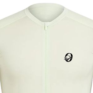 White Short Sleeve Cycling Jersey for Men Women Breathable Lightweight <b>Road</b> Mountain Bike Riding Training Top - Product Image 3