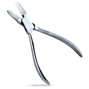 Adjusting Eyeglass Arms <b>Frame</b> Plier Stainless Steel Non-Marring Nylon Jaw Flat Nose Pliers Box Joint Construction 6-Inch - Product Image 1