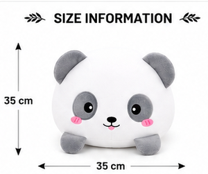 Almohada de Peluche Panda, Cojín Suave con Forma de Panda, Decoración para Sofá y Cama, Regalo para Niños, Venta al por Mayor OEM, Cojín de Peluche, Animal de Peluche - Product Image 3