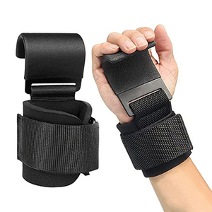 Adjustable <b>Lifting</b> Hooks for Heavy <b>Weight</b> Training Gym Equipment with Steel Hooks and Reinforced Wrist Strap Support Design - Product Image 3