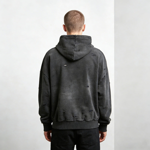 Sudadera con Capucha Urbana Vintage para Hombre, Sudadera de Marca Personalizada de Moda Premium, 100% Algodón, Ropa de Invierno - Product Image 5