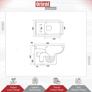 Fabriqué en Inde, fabricant en gros vendant des articles sanitaires de qualité supérieure, design personnalisé, toilettes en céramique blanches. - Product Image 2