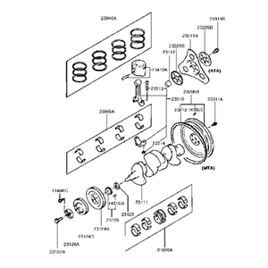 เอ็กเซล 1985-1994 1985-1994 ฟลายวีลใหม่ของแท้ 2320021000 - Product Image 2