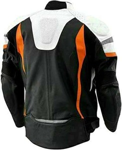 เสื้อแจ็คเก็ตหนังสำหรับขี่มอเตอร์ไซค์  ชุดป้องกันสำหรับขี่มอเตอร์ไซค์ เสื้อโค้ทสำหรับขี่มอเตอร์ไซค์ แจ็คเก็ตสำหรับแข่งรถมอเตอร์ไซค์ - Product Image 3