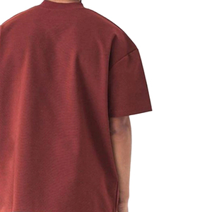 High Quality 260 GSM Heavy Weight <b>Box</b> Fit 100% Cotton <b>Drop</b> Shoulder Oversized Regular Length Formal Leopard Print Men Custom - Product Image 6