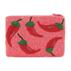 Nouvelle pochette à monnaie brodée à la main avec des perles, dernier design, mini pochette zippée idéale pour toutes les occasions. - Product Image 6