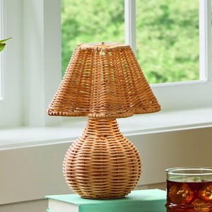 Handmade Rattan Pendant <b>Light</b> Stylish Ceiling Lamp For Dining Room Cafe Natural Hanging Lamp For Interior Decor - Product Image 1