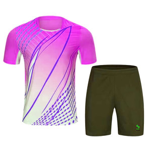 Uniforme de tennis court pour hommes personnalisé de qualité supérieure, impression par sublimation, infroissable, anti-décoloration, respirant, protection UV - Product Image 5