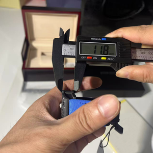 Reloj Mecánico Tourbillon Ultrafino de Fibra de Carbono, Estilo Hip Hop RM, Reloj de Cuarzo con Esqueleto Tonneau, Correa de Nailon - Product Image 3