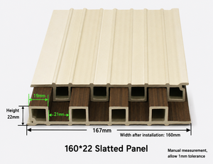 Paneles de Revestimiento de Pared WPC Resistentes al Agua con Elegante Diseño de Listones, Ideales para Entornos <span class=keywords><strong>Interiores</strong></span> Modernos - Product Image 2