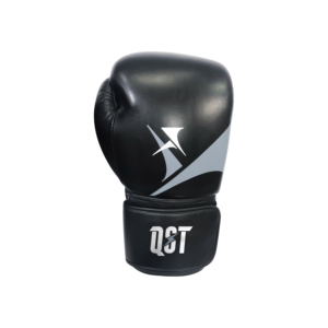 Gants d'entraînement de boxe noirs de haute qualité en cuir PU respirant antidérapant avec fermeture auto-agrippante pour MMA, kickboxing et gym, légers - Product Image 3