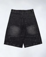 Shorts en jean respirants brodés pour garçons, en coton premium, confortables, décontractés, mode estivale, fabrication au Bangladesh